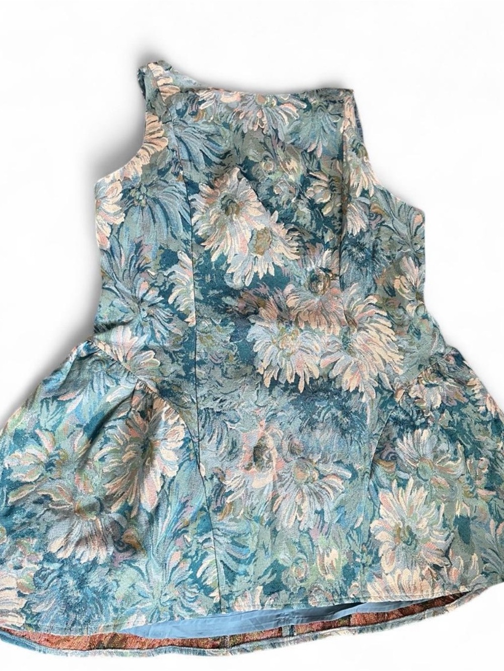 Fashion Nova Floral Jacquard Dress